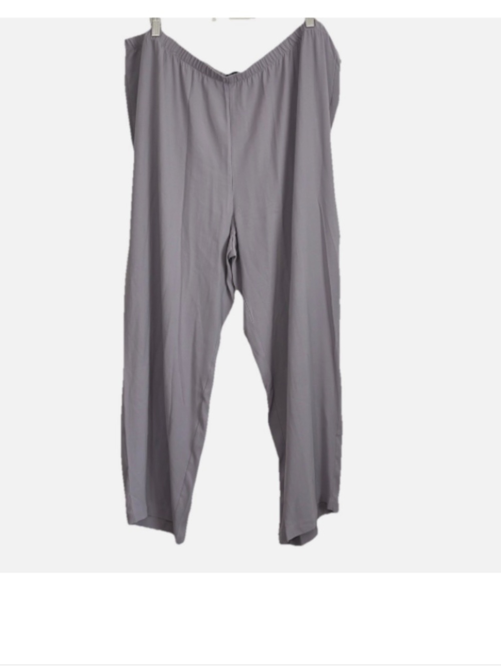 EILEEN FISHER Woman Elastic Waist 100% Silk Pull On Wide Leg Pants Plus Size: 2X